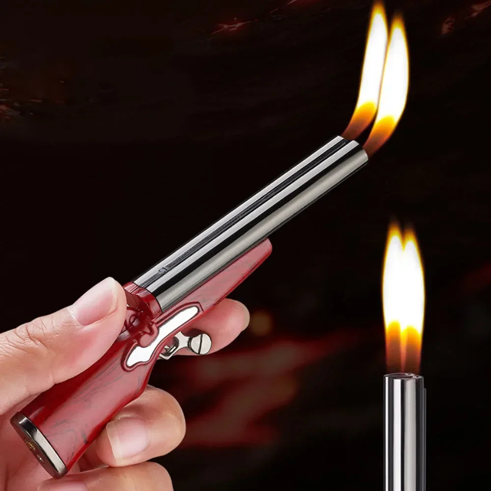 Windproof Double Flame Gun Lighter