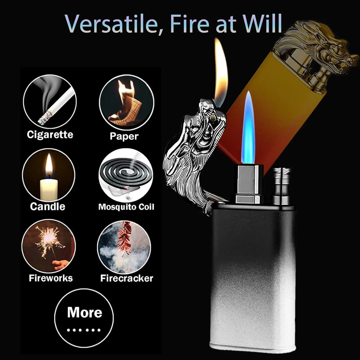 Dragon Double Flame Torch Lighter