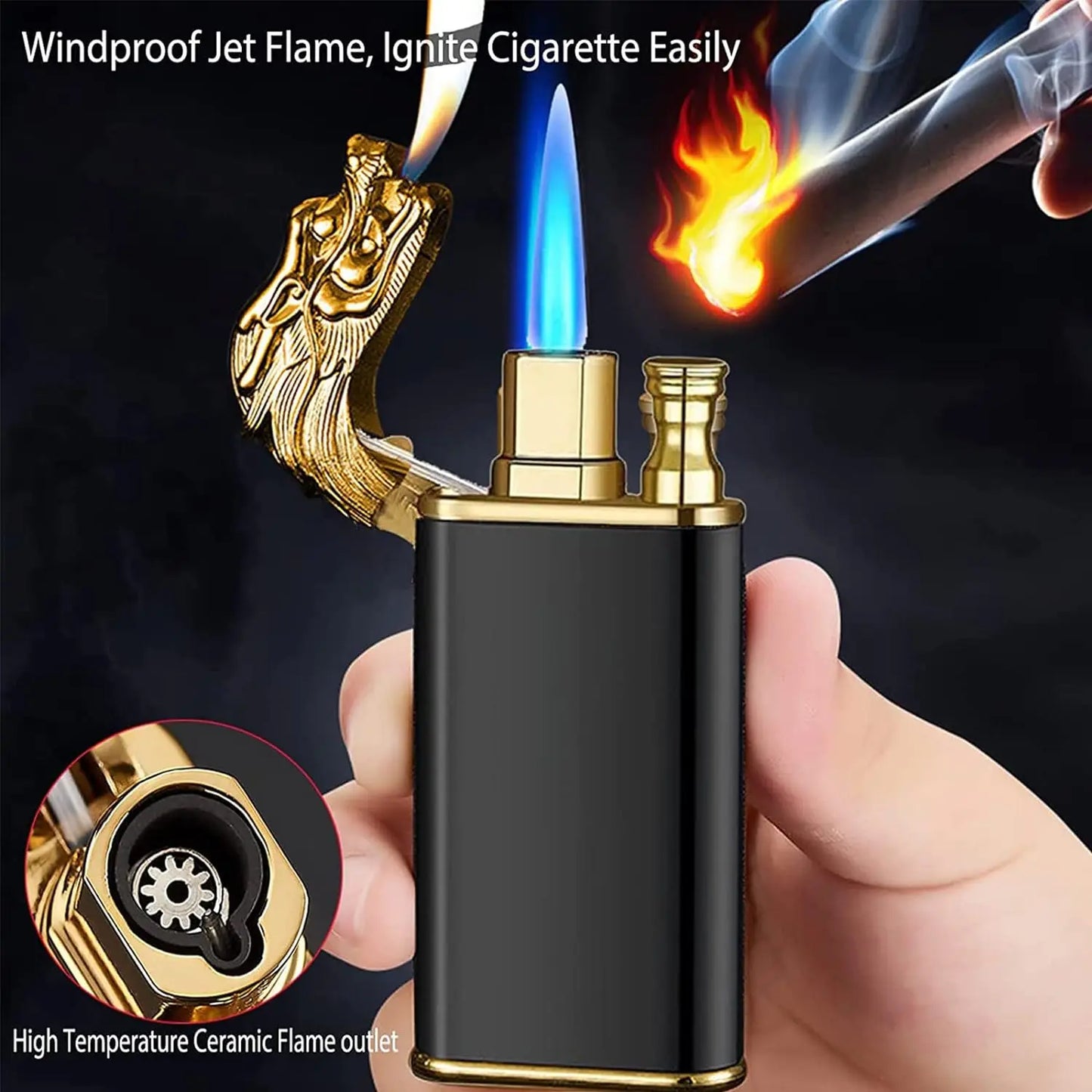 Dragon Double Flame Torch Lighter