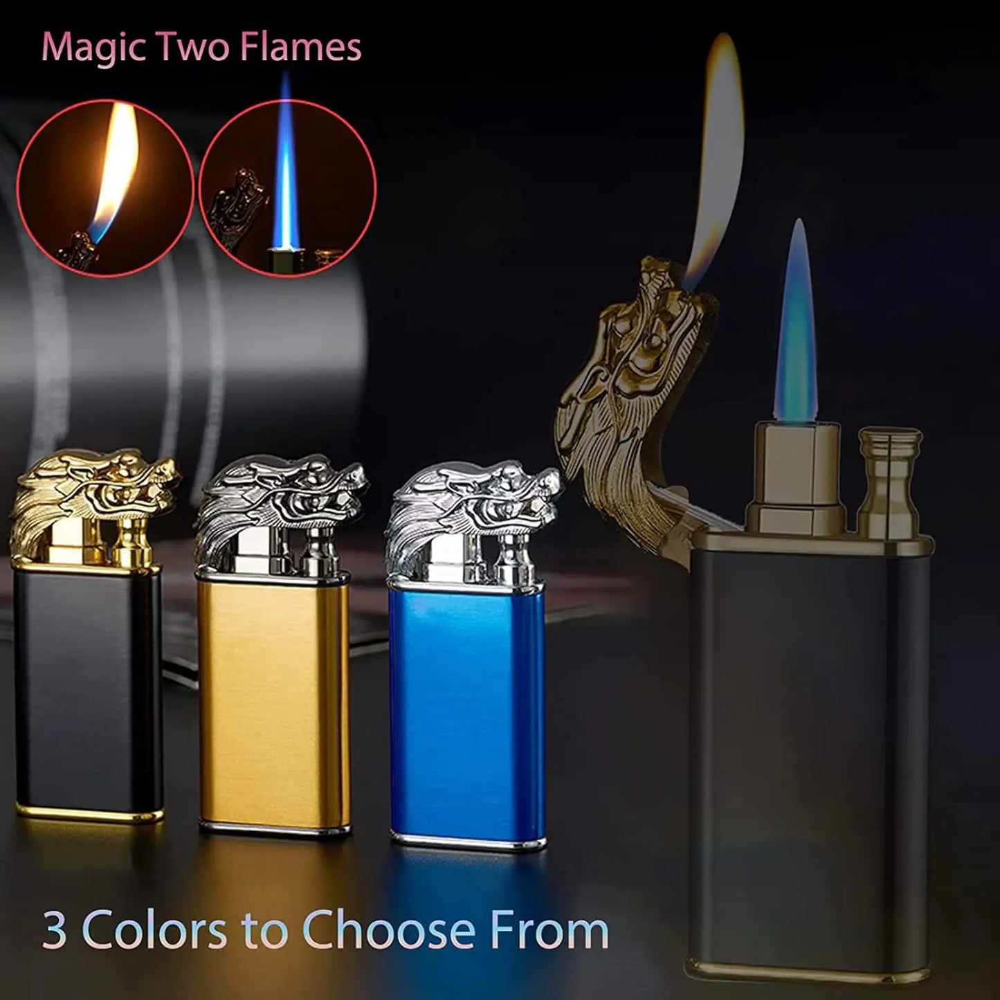 Dragon Double Flame Torch Lighter