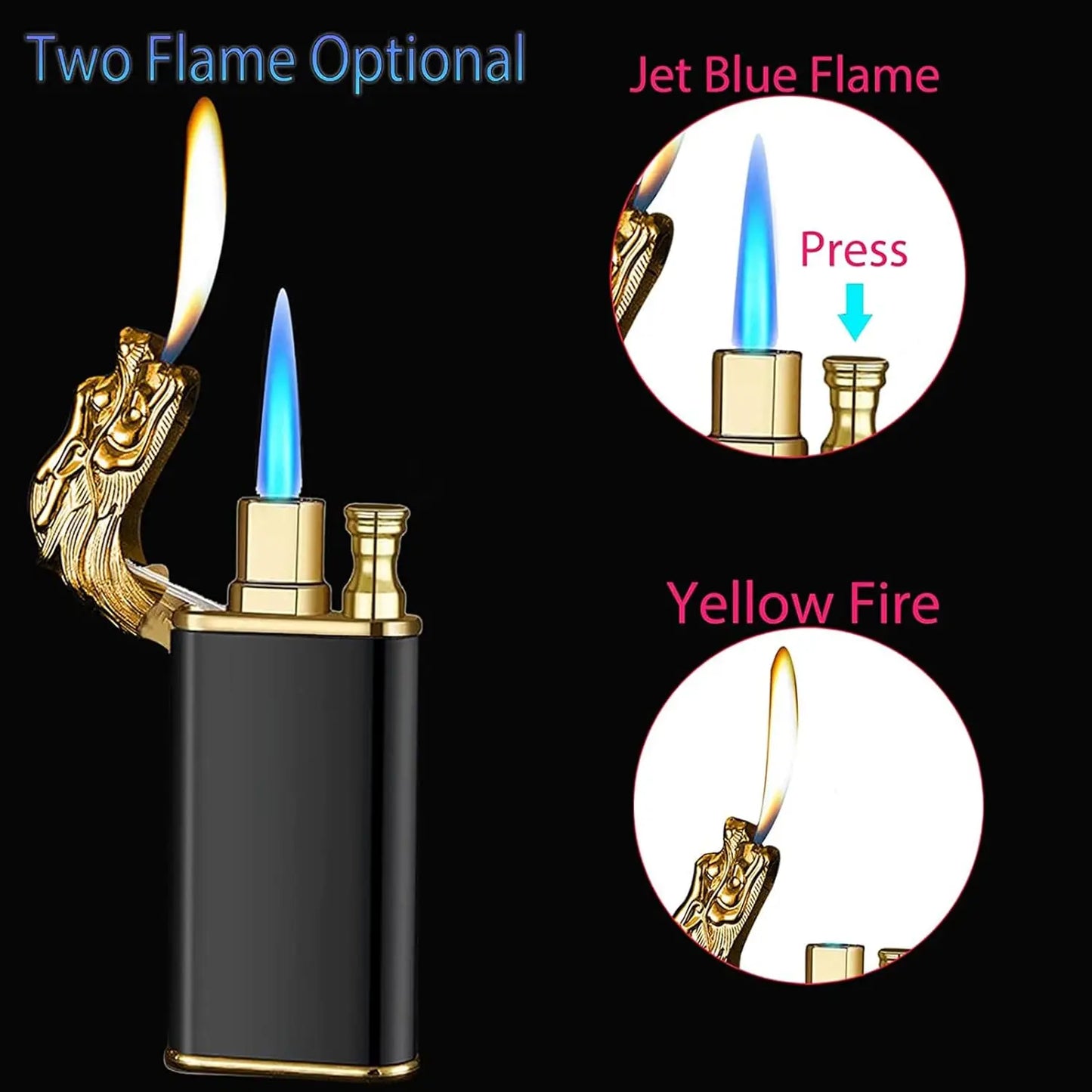 Dragon Double Flame Torch Lighter